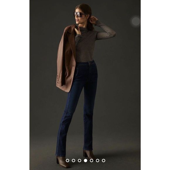 MOTHER The High-Waisted Smokin' Double-Welt Jeans In Off Limits Size 33 - Picture 3 of 12